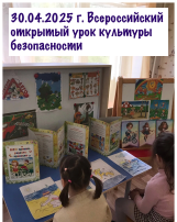 Всероссийский открытый урок культуры безопасности. Всероссийский открытый урок культуры безопасности.